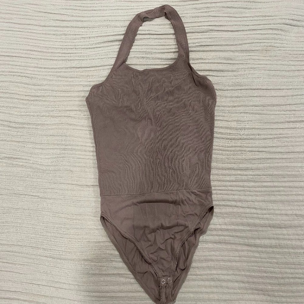 Zara Knit Halter Bodysuit